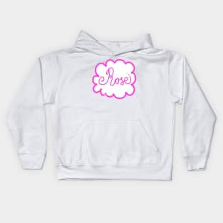 Rose. Female name. Kids Hoodie